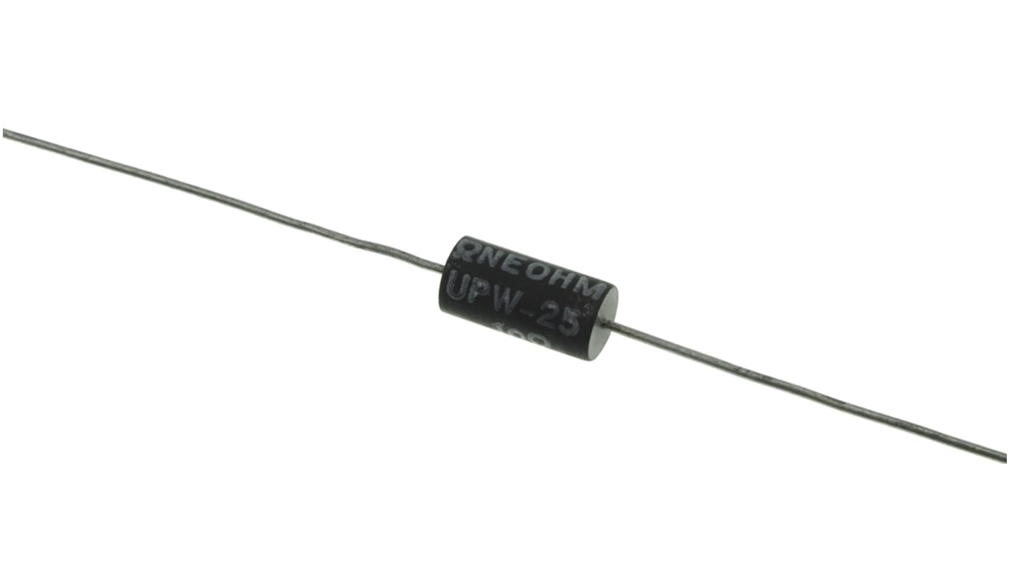 TE Connectivity 绕线电阻, 10Ω, 0.25W, ±0.1%容差, ±3ppm/°C, UPW25系列