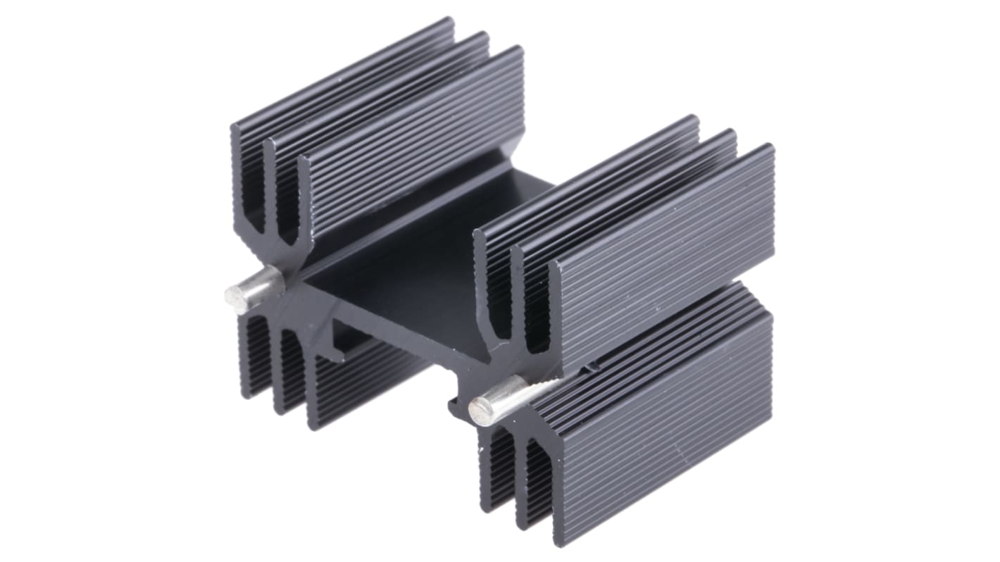 RS PRO Heatsink, 9°C/W, 25 x 35 x 25mm, Clip