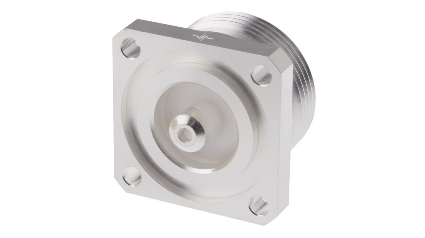 Telegartner, Jack Panel Mount 7/16 Connector, 50Ω, Solder Termination, Straight Body