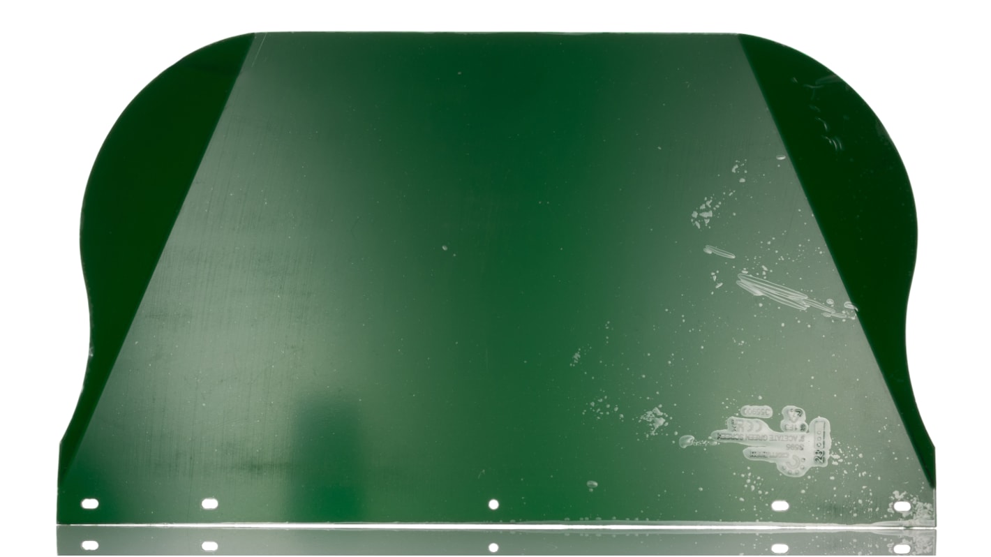 Centurion Safety Green Flip Up Acetate Face Shield with Face Guard , Resistant To Chemical Splashes