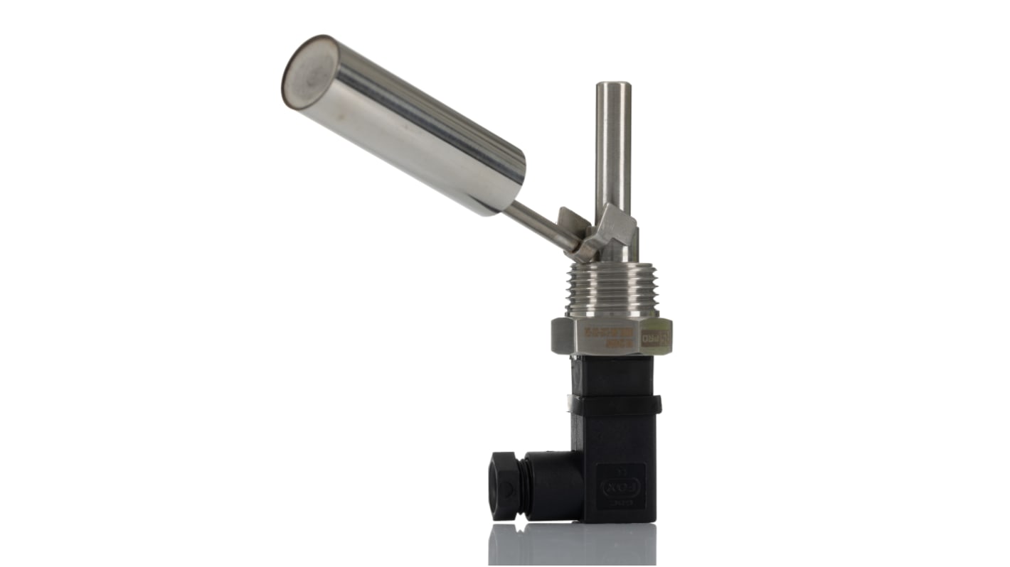 Interruttore a galleggiante RS PRO, in Acciaio inox, montaggio Montaggio laterale, NO, 0.1bar