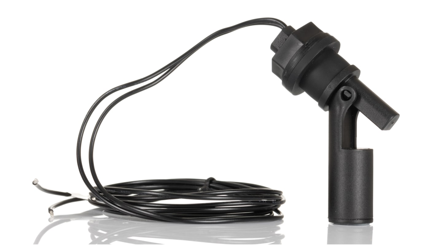 RS PRO PP浮球开关, 表面安装, NO, 最大直流350V, 最高85°C, 线长1m
