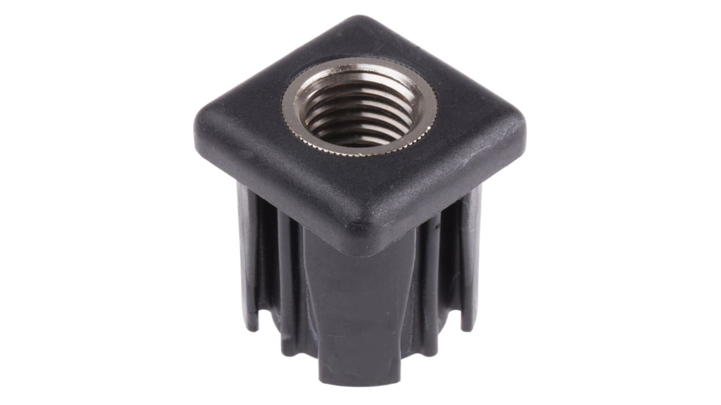 RS PRO Square Nylon Tube Insert, 1000kg Static Load Capacity