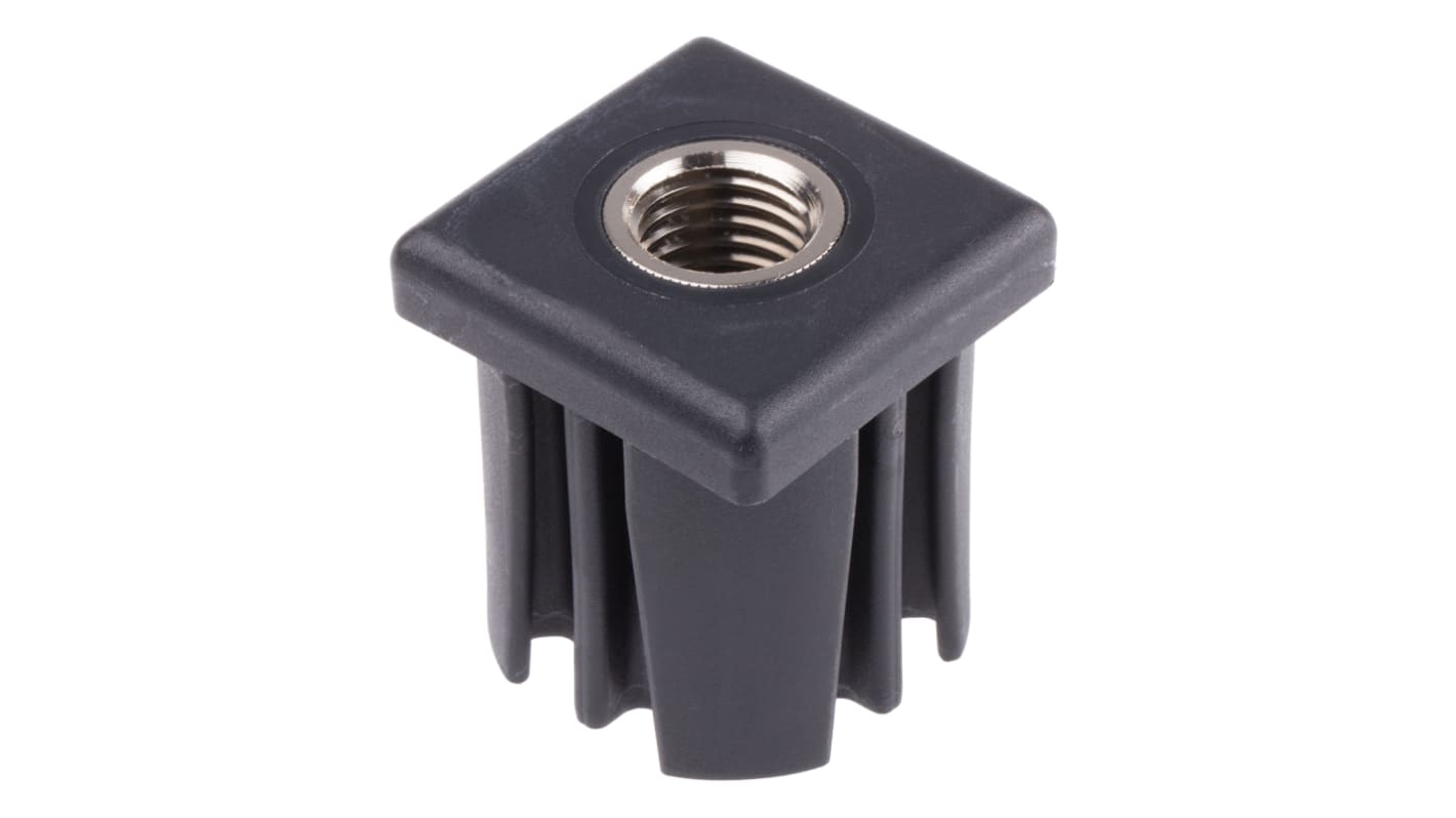 RS PRO Square Nylon Tube Insert, 1200kg Static Load Capacity