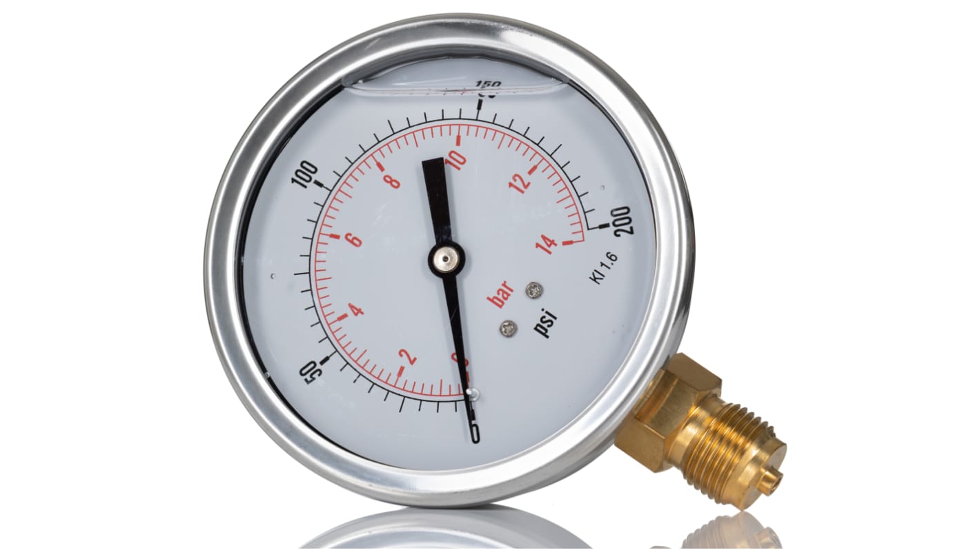 Manometr 100mm BSP 1/2cal