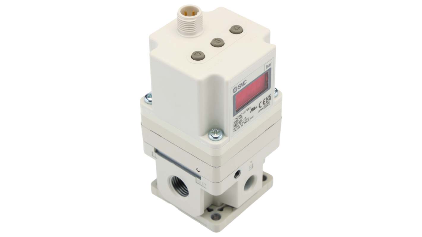 SMC G 1/4 Pneumatic Regulator - 0.5bar to 9bar, 10bar max. input