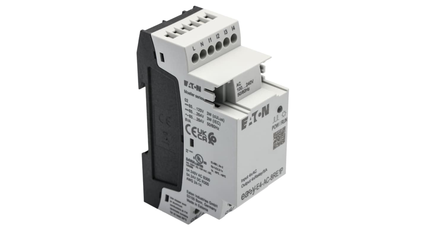 Eaton EasyE4 制御リレー 264 V 4 入力 4 出力