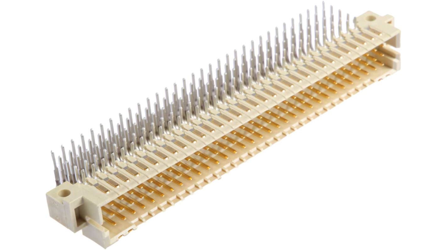 HARTING har-bus 64 160 Way 2.54mm Pitch, Type Connector Class C1, C2, 5 Row, Right Angle DIN 41612 Connector, Plug