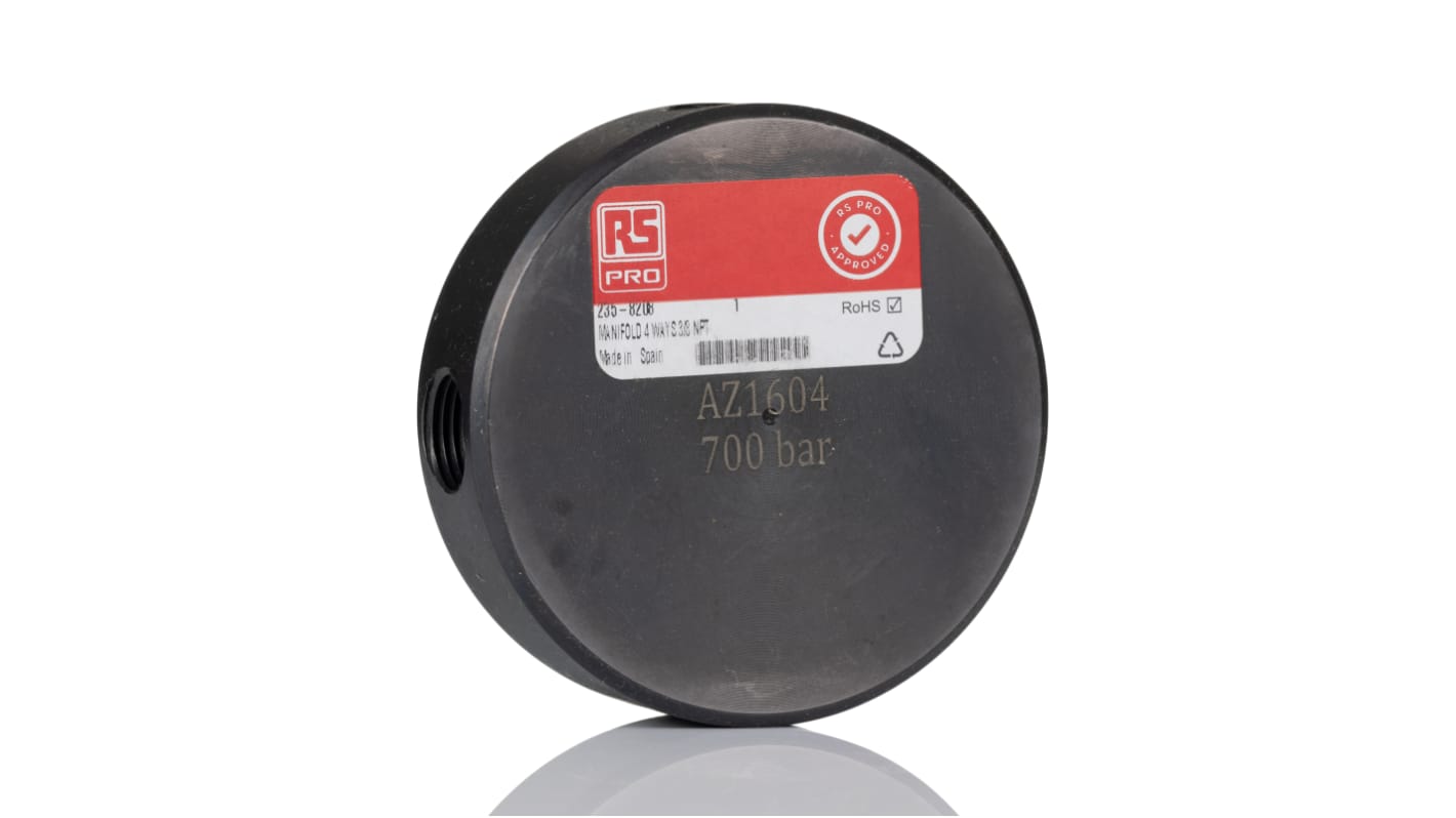 RS PRO 4路液压分流阀, AZ系列, 700 bar最大操作压力
