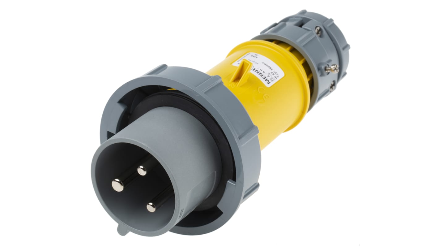 Connettore di alimentazione industriale MENNEKES PowerTOP Maschio, 3P, 32A, Montaggio su cavo