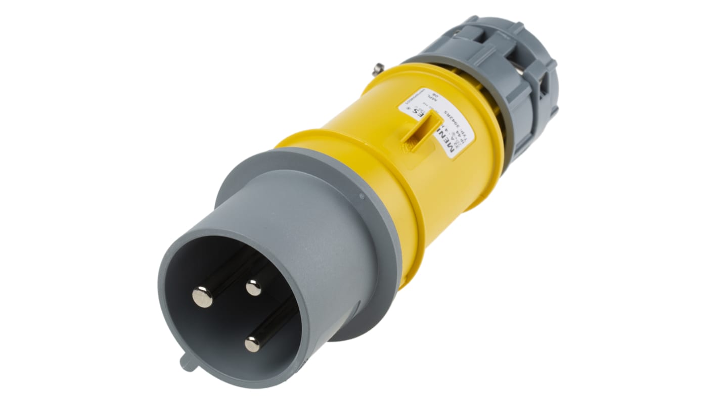 Connettore di alimentazione industriale MENNEKES PowerTOP Maschio, 3P, 32A, Montaggio su cavo