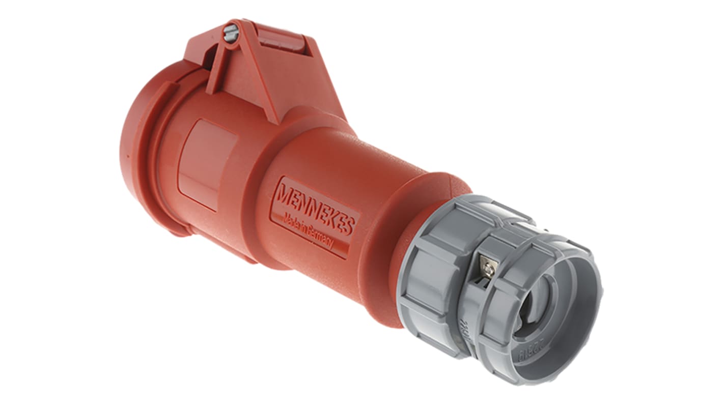 MENNEKES PowerTOP Leistungssteckverbinder Buchse Rot 4P, 400 V / 16A, Kabelmontage IP44