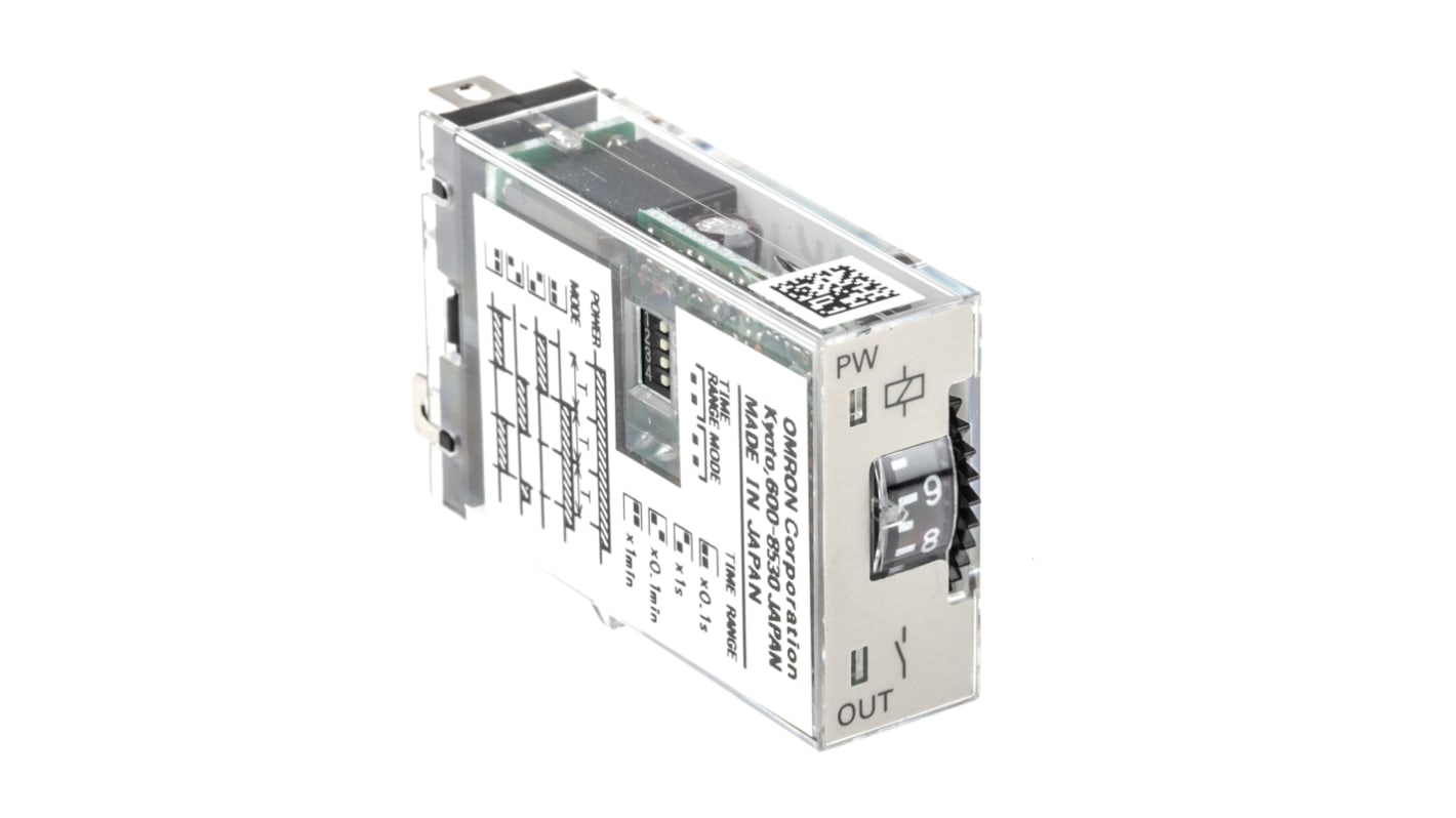 Omron H3RN Series Plug In Timer Relay, 12V dc, 1-Contact, 0.1 s → 10min