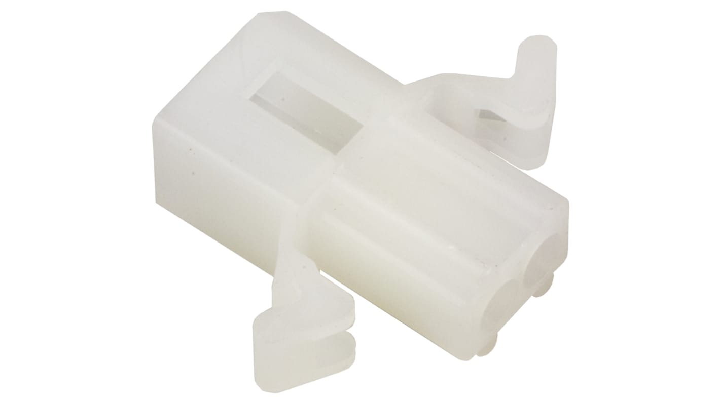 Molex, STANDARD .062" Male Connector Housing, 3.68mm Pitch, 2 Way, 1 Row