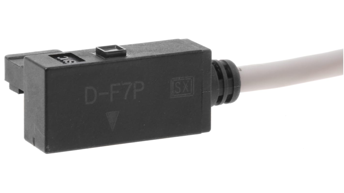 SMC D-F7 Series Solid State Switch, 3m Fly Lead, Rail Mounted