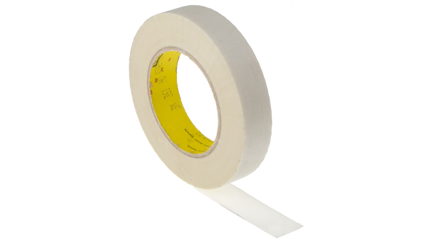 3M Scotch 361 361 Cloth Tape, 55m x 25mm, White