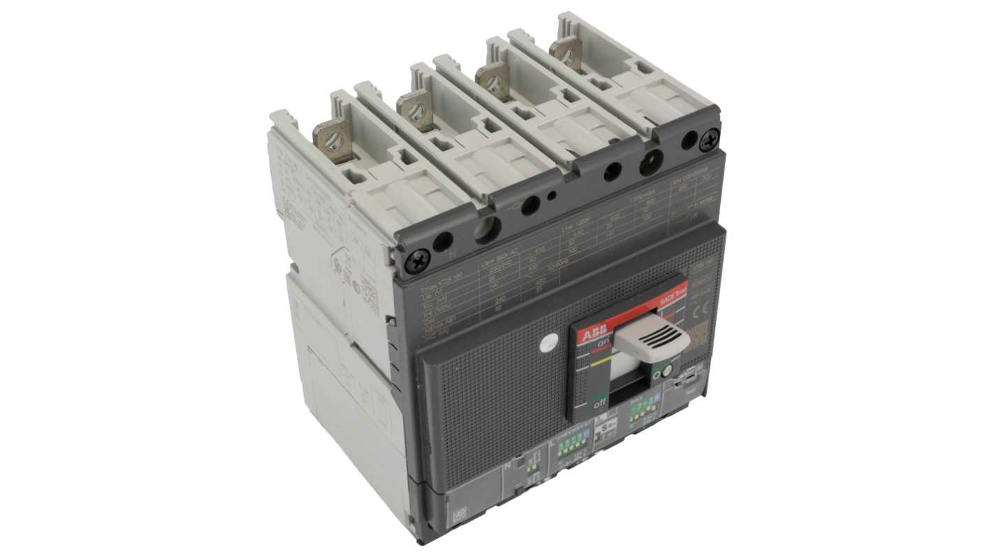 ABB, XT2S MCCB 4P 160A, Fixed Mount