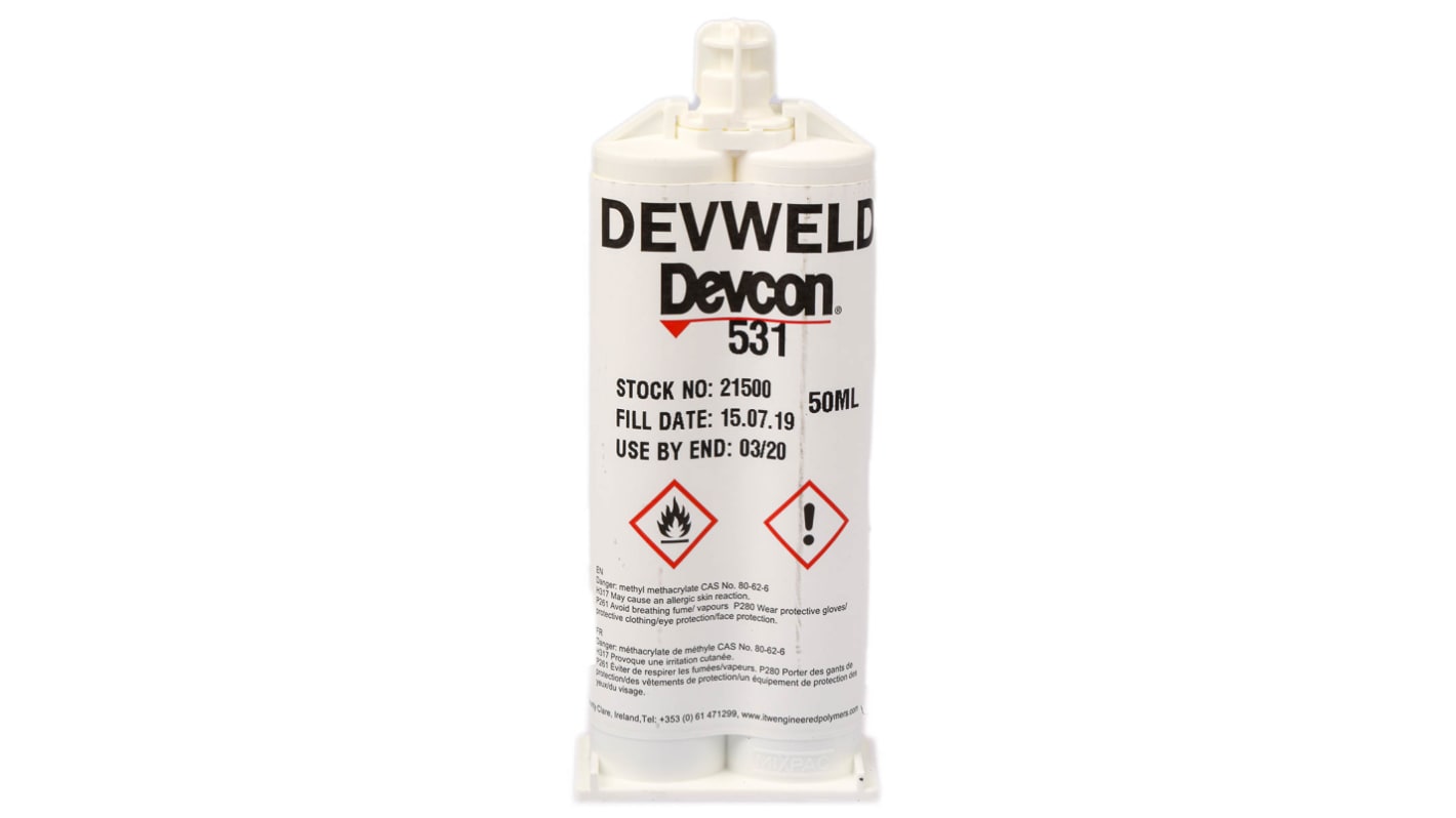 ITW Devcon Devweld 531 Paste Adhesive, 50 ml