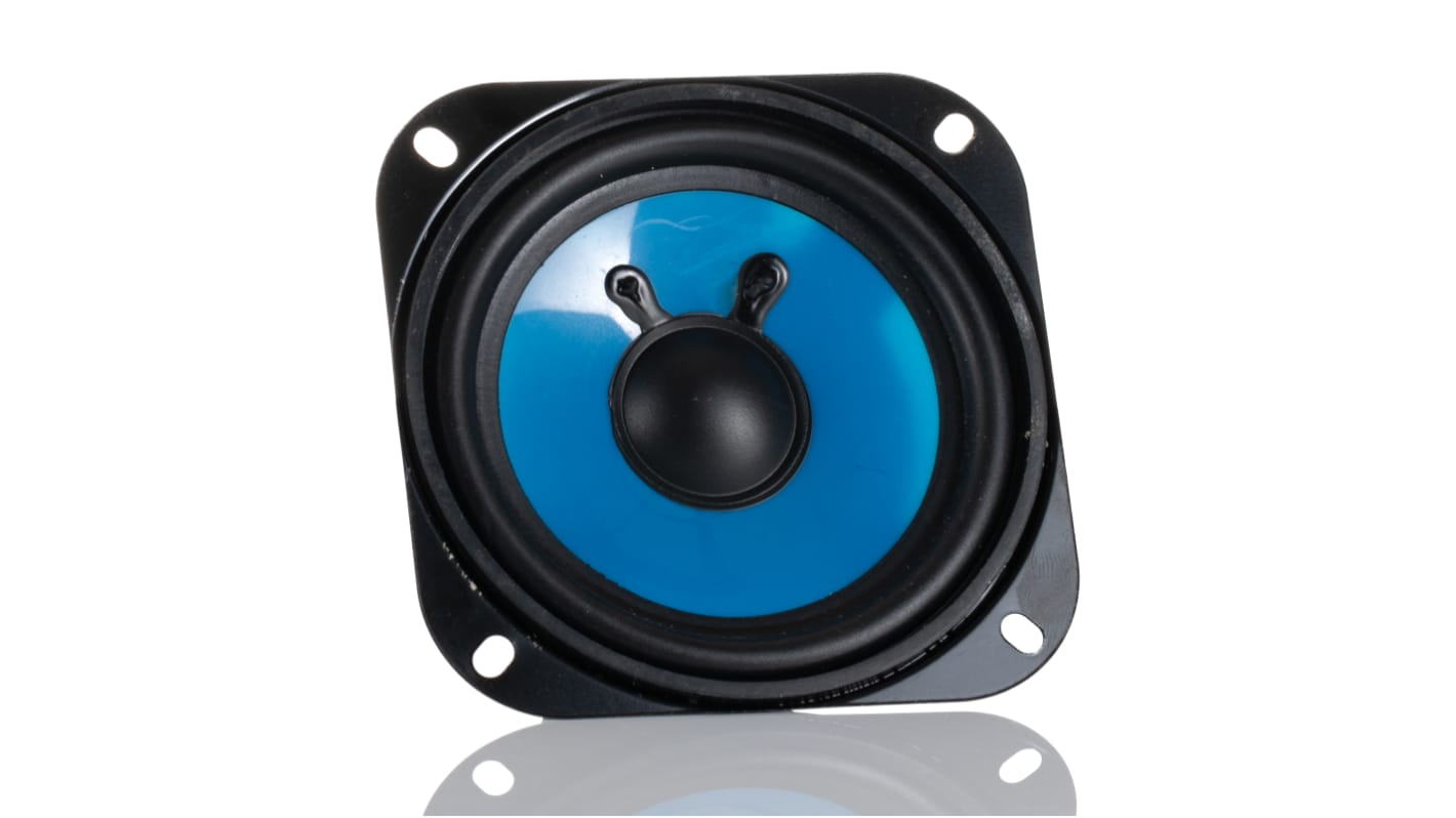 RS PRO 100mm dia 30W nom Full Range Speaker Driver, 4Ω