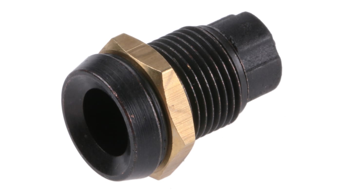 Soporte para LED Arcolectric (Bulgin) Ltd, tipo , Ø ext. 9.5mm, para LED de 5 mm, mont. roscado