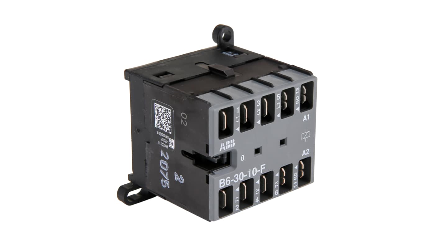 Stycznik 240 V ABB styki: 3 4 kW 20 A 3NO GJL1211003R8100 B6-30-10-F 220-240V AC