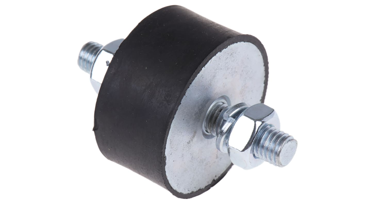 Supporto antivibrazione FIBET in Gomma naturale, M10, Ø 50mm, H. 75mm