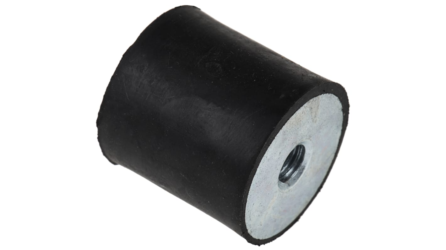 Bobine femelle à femelle FIBET M8 Ø 30mm en Caoutchouc naturel