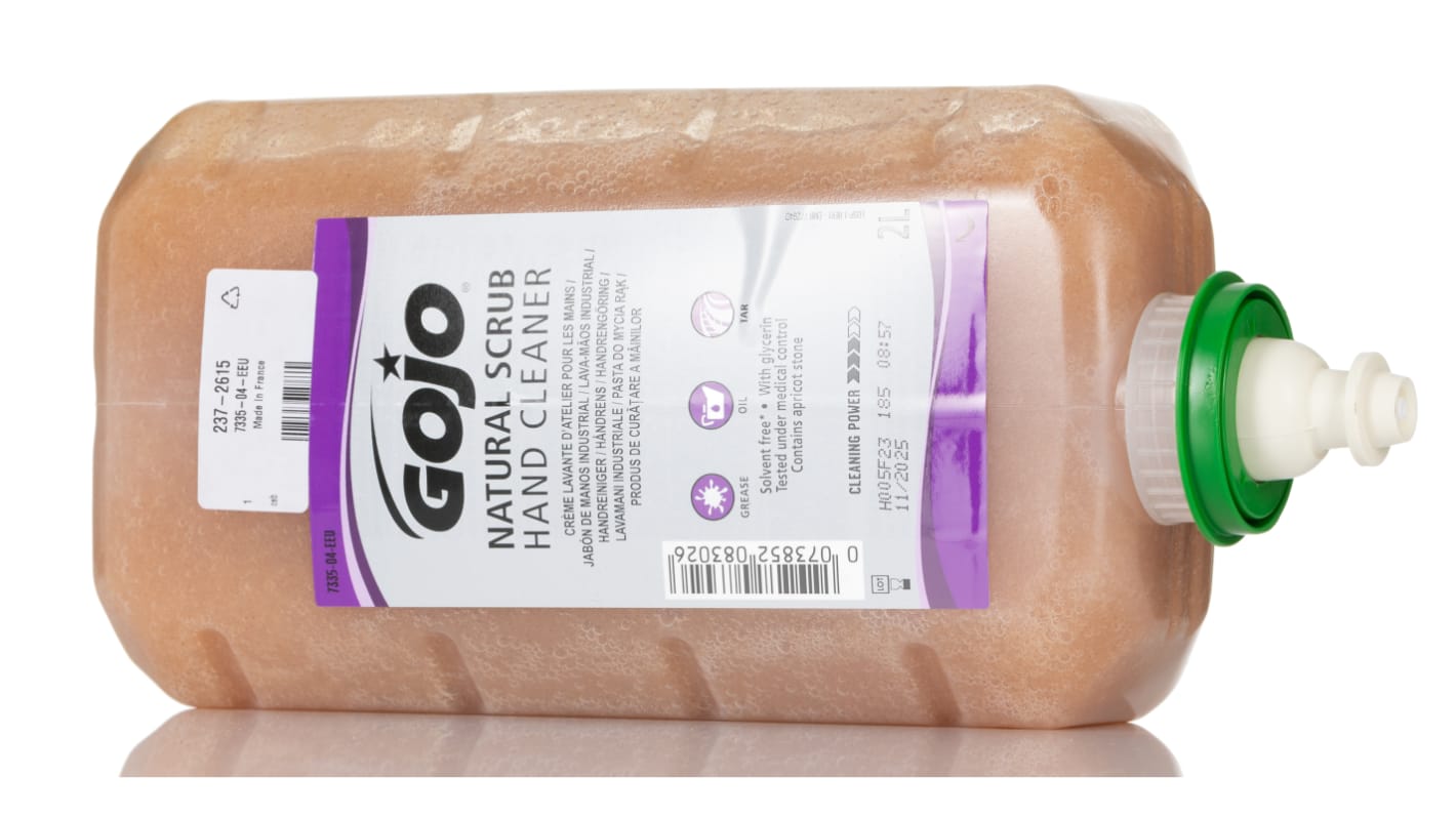 Limpiador para manos Gojo, Rellenable de 2 l, fragancia , Sin Perfume