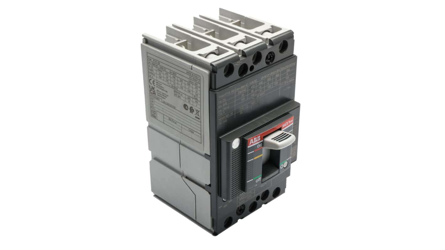 ABB, Tmax XT MCCB 3P 32A, Breaking Capacity 25 kA, Fixed Mount