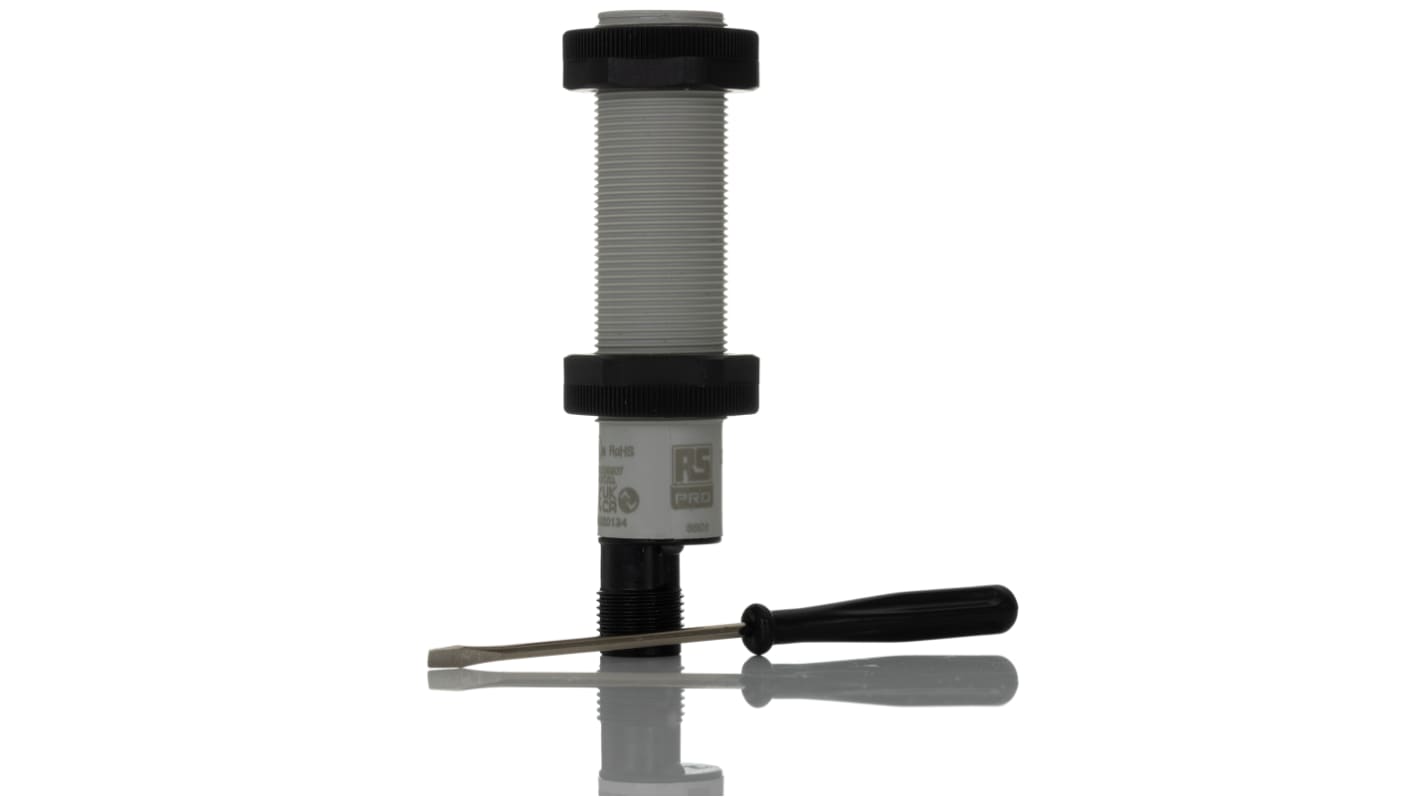 RS PRO静電容量型 近接センサ 範囲： 8 mm ,M18 埋込型 ,IO-Link ,2kHz ,10 → 40 V dc