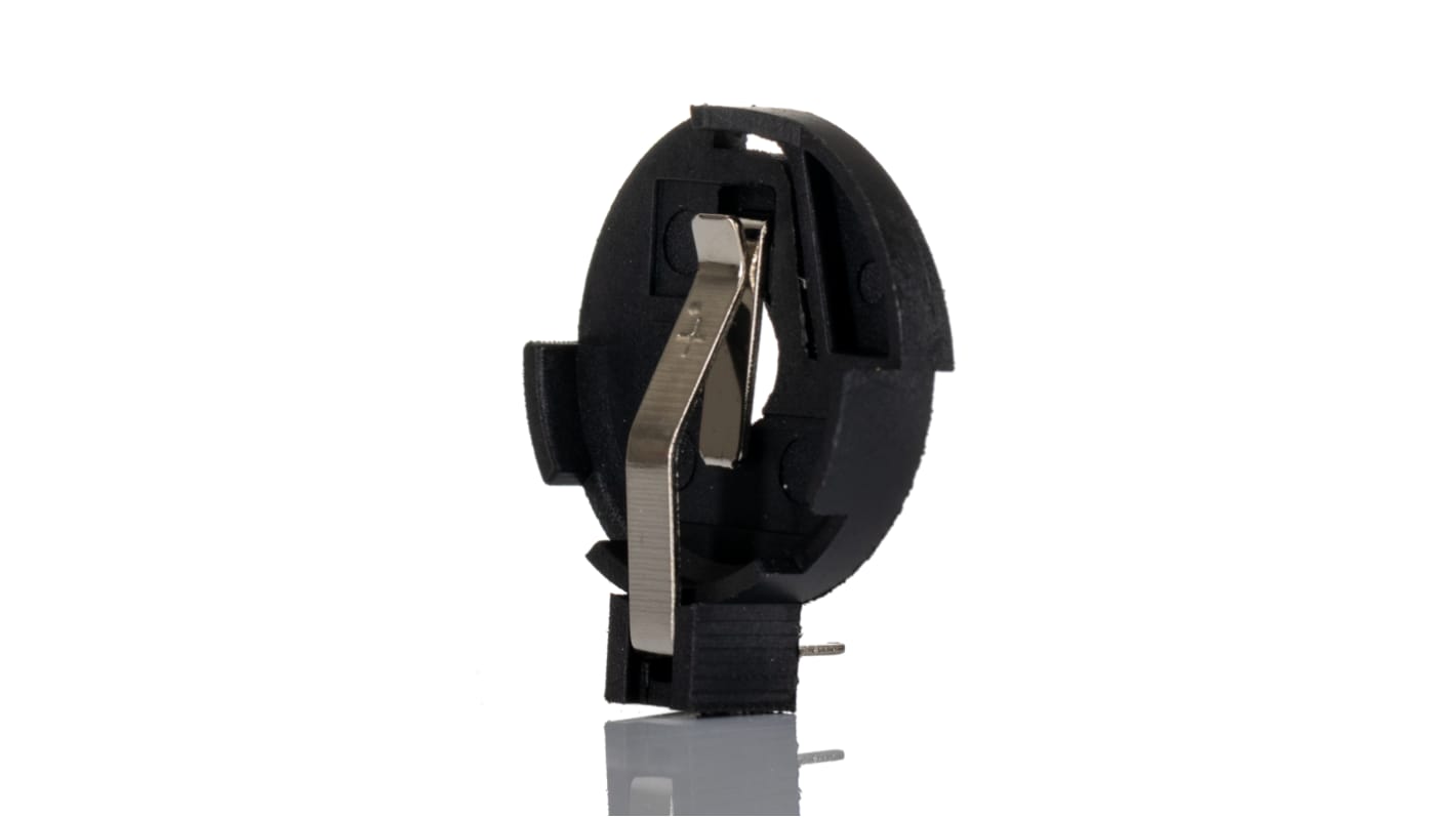 RS PRO CR2032 Battery Holder, Leaf Spring Contact