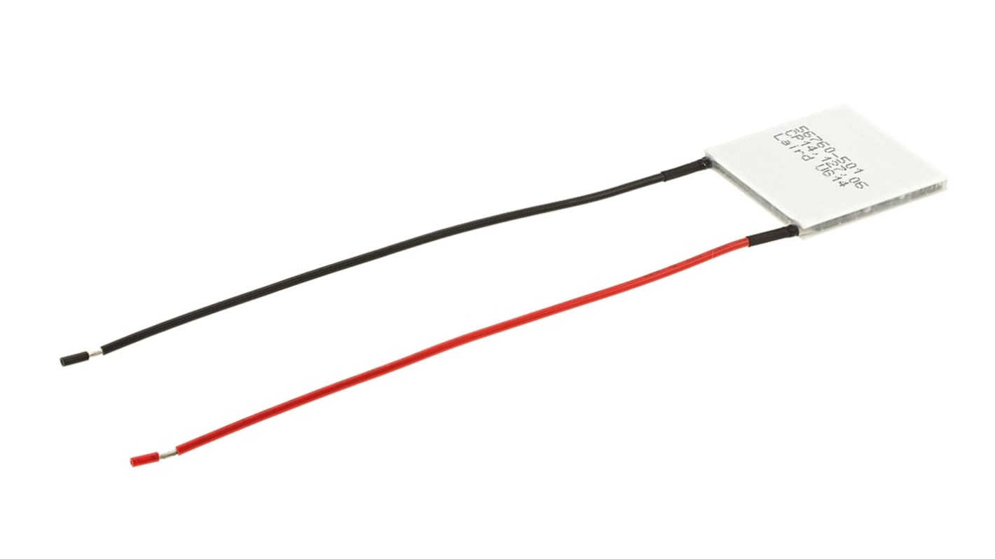 Laird Technologies 珀耳帖模块, 有效面积40 x 40mm, 15.4V, 6A, 最大温差+65K, 最大制冷51.4W