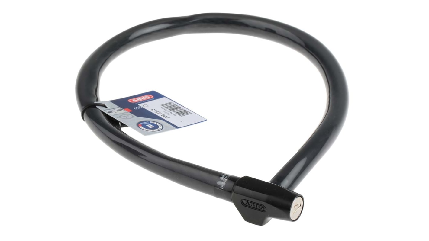 ABUS 650mm, 8mm diameter, Steel Cable Lock