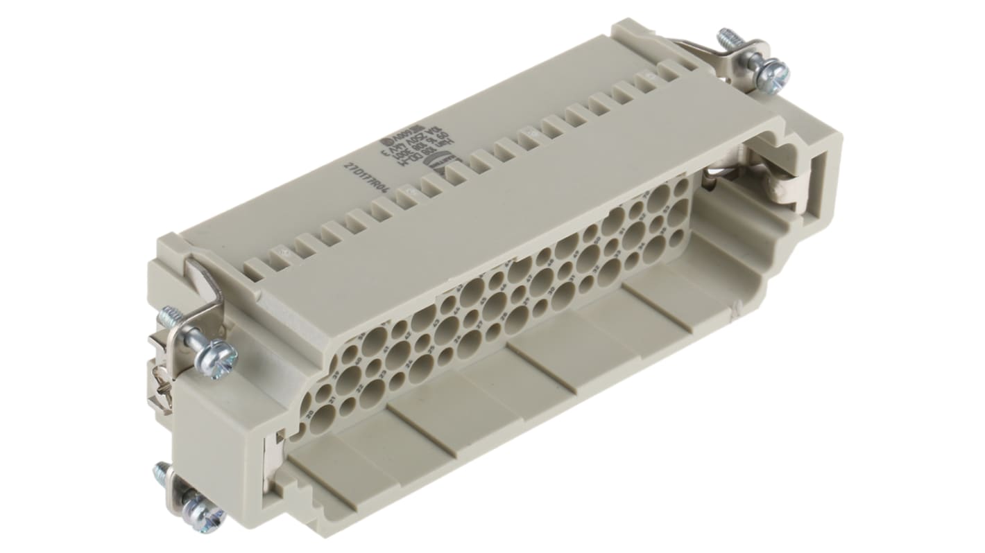 Embout de connecteur HARTING série Han DD, 108 contacts , 10A, Mâle