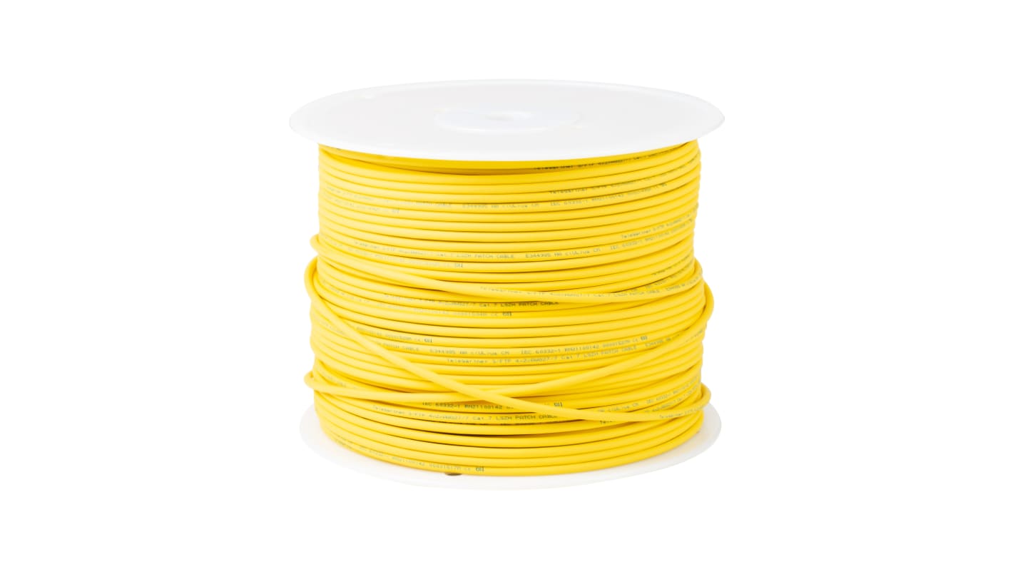 Telegartner, 305m Cat7, Yellow, S/FTPShielded, Unterminated LSZH Sheath