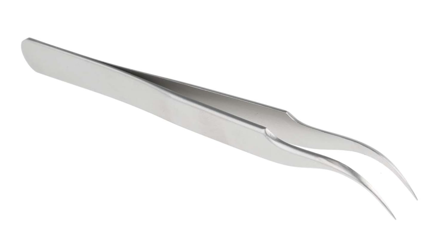 RS PRO 115 mm, Stainless Steel, Tweezers