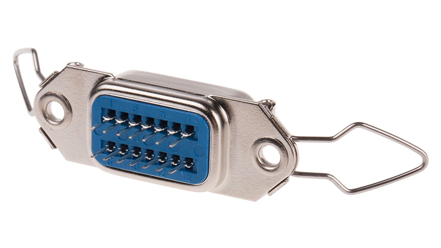RS PRO 14 Pin Straight Through Hole SCSI Connector 2.16mm Pitch, Solder