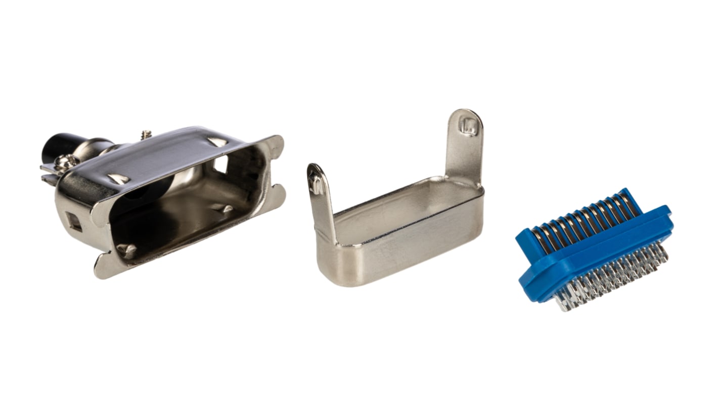 RS PRO Male 24 Pin Straight Cable Mount SCSI Connector, Solder