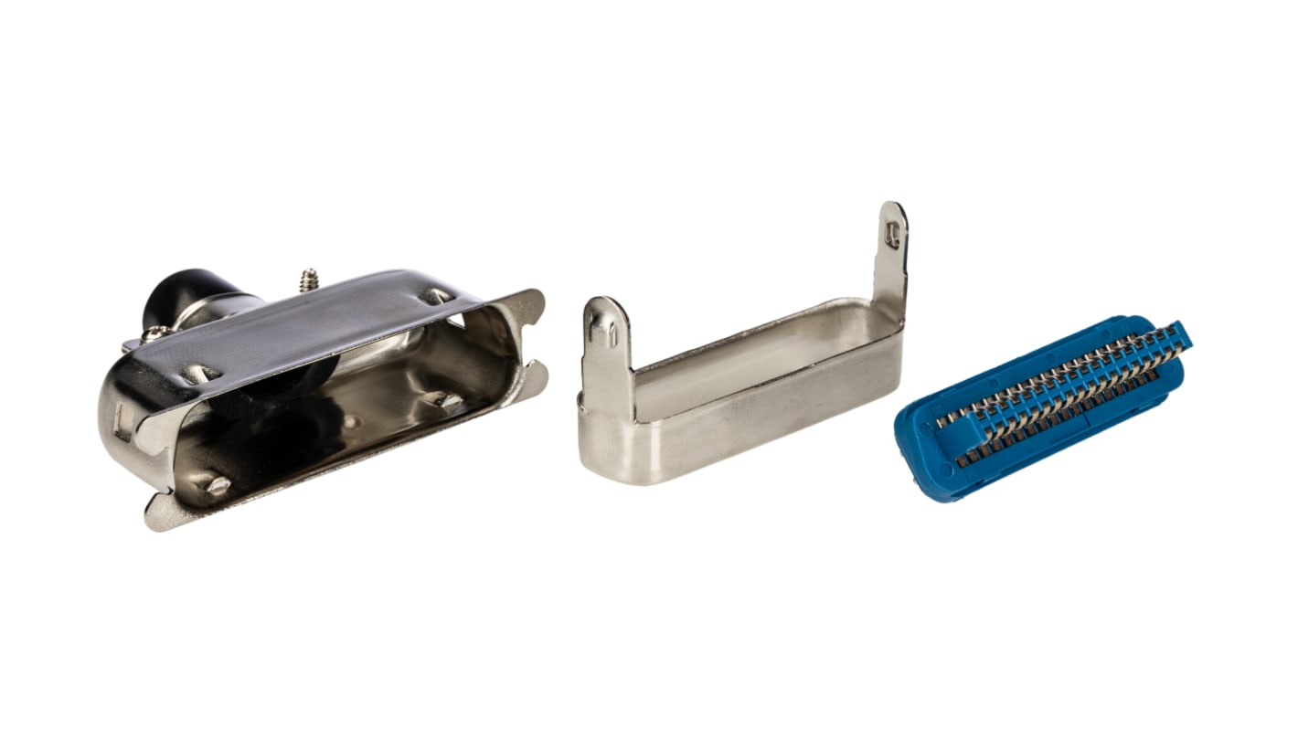 RS PRO Male 36 Pin Straight Cable Mount SCSI Connector, Solder