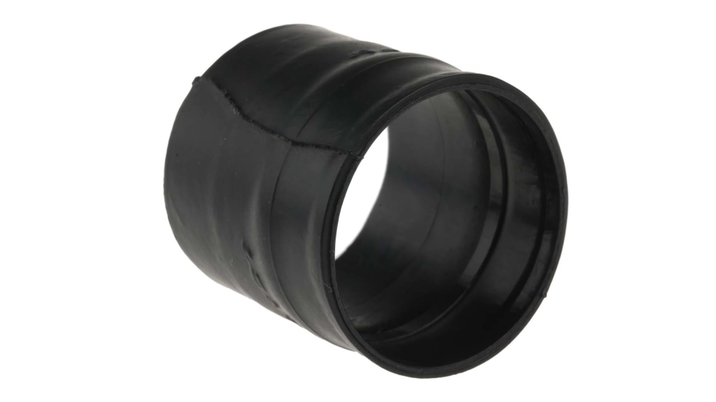 TE Connectivity Straight Black, Fluid Resistant Elastomer, 24mm