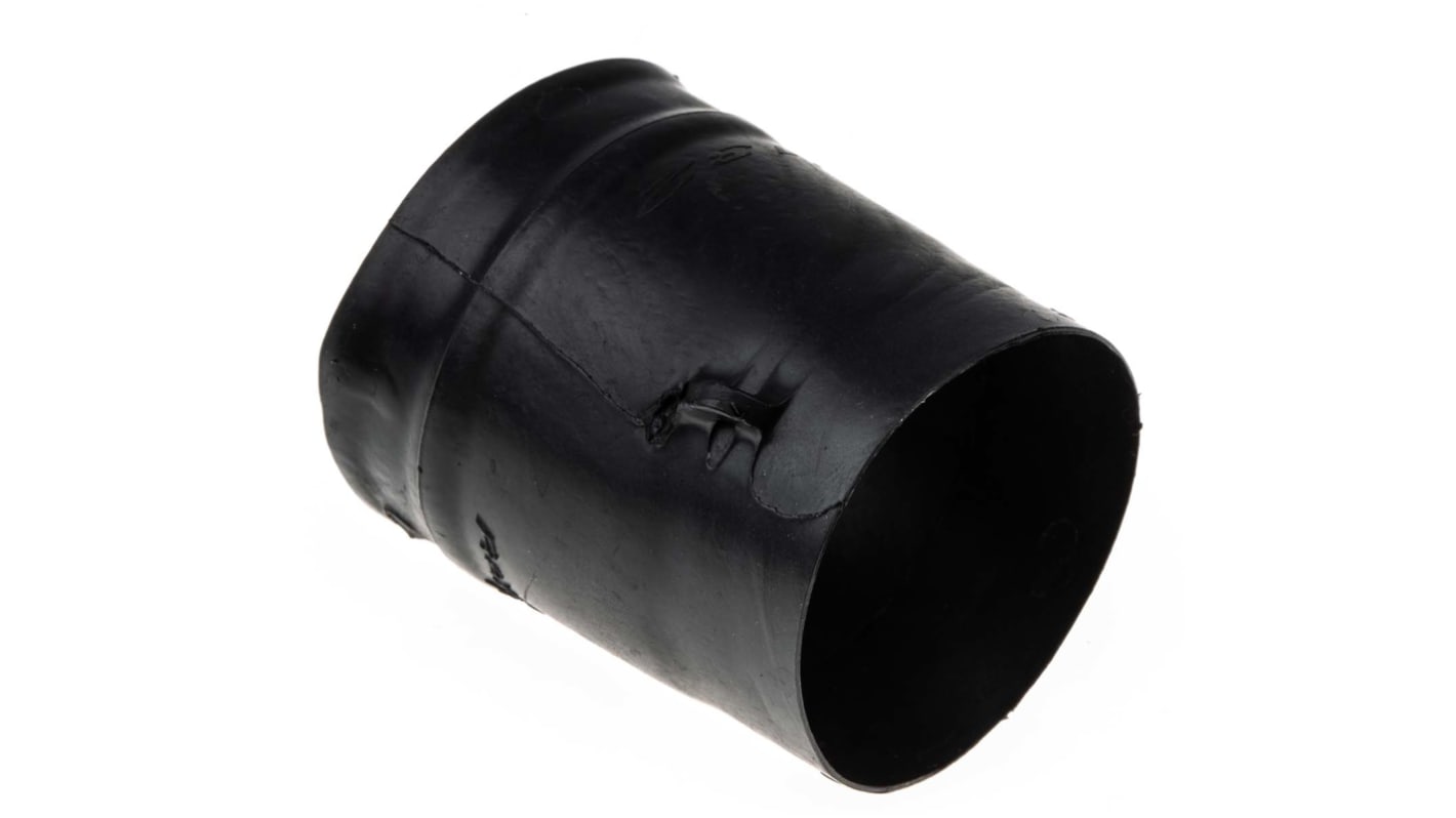 TE Connectivity Straight Black, Fluid Resistant Elastomer, 30mm