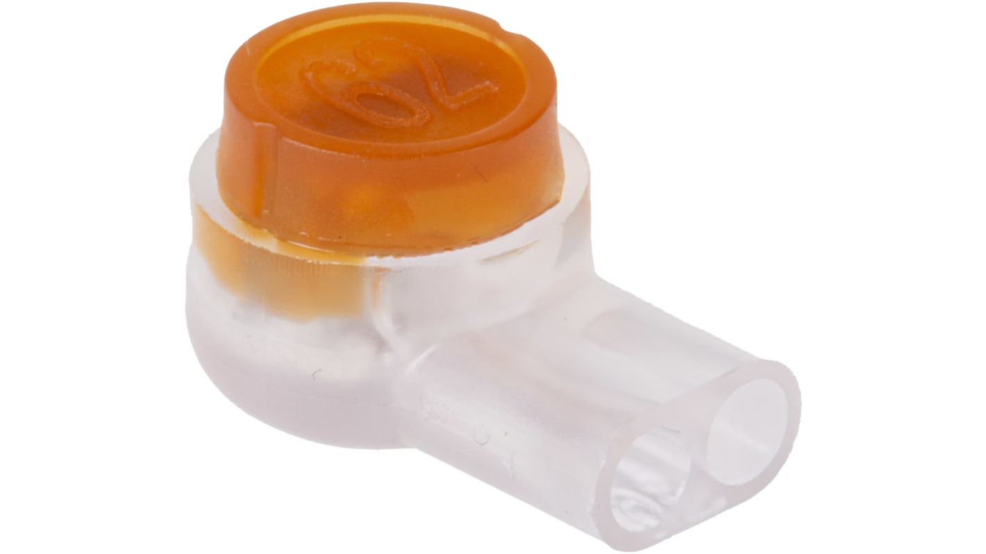 Conector de empalme RS PRO, 26 → 19 AWG 19AWG 0.9mm² 26AWG 0.4mm², Amarillo