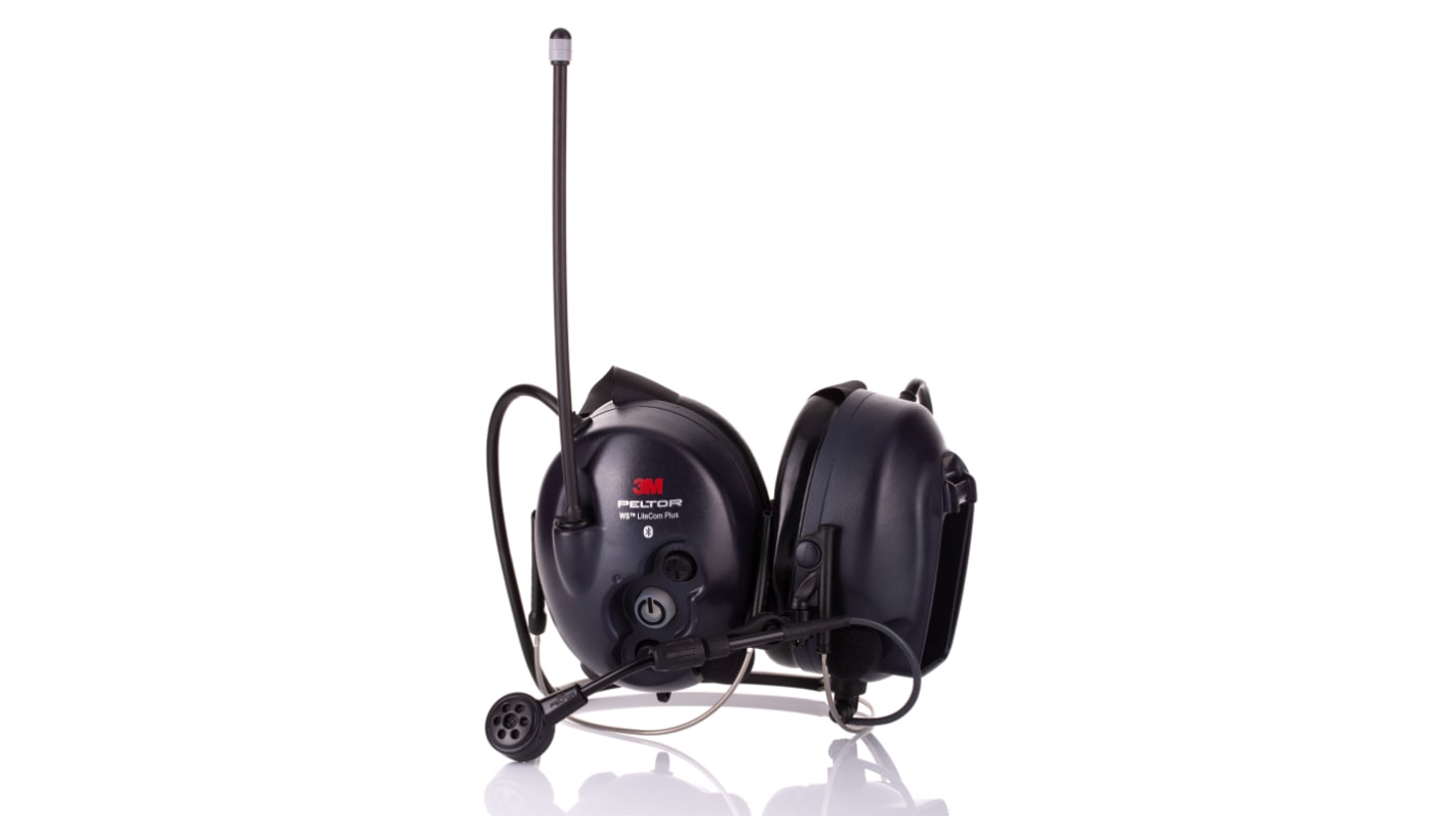 3M LiteCom Plus Wireless Speak & Listen Ear Defender with Neckband, 31dB, Noise Cancelling Microphone