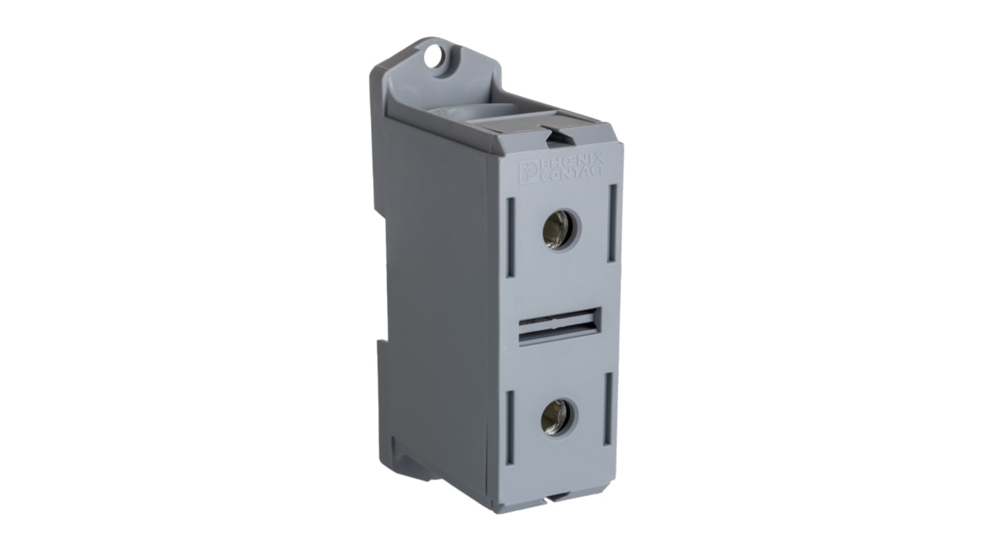 Phoenix Contact 1086505 UBAL 240 Series Grey, 35mm², Single-Level, Screw Termination