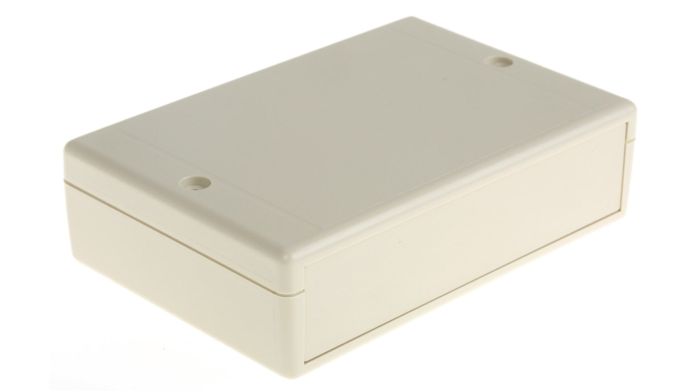 Caja Pactec de ABS Blanco, 78 x 114 x 30mm