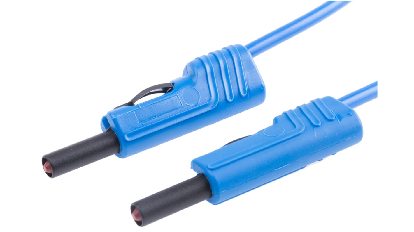 Hirschmann Test & Measurement, 16A, 60V dc, Blue, 2m Lead Length