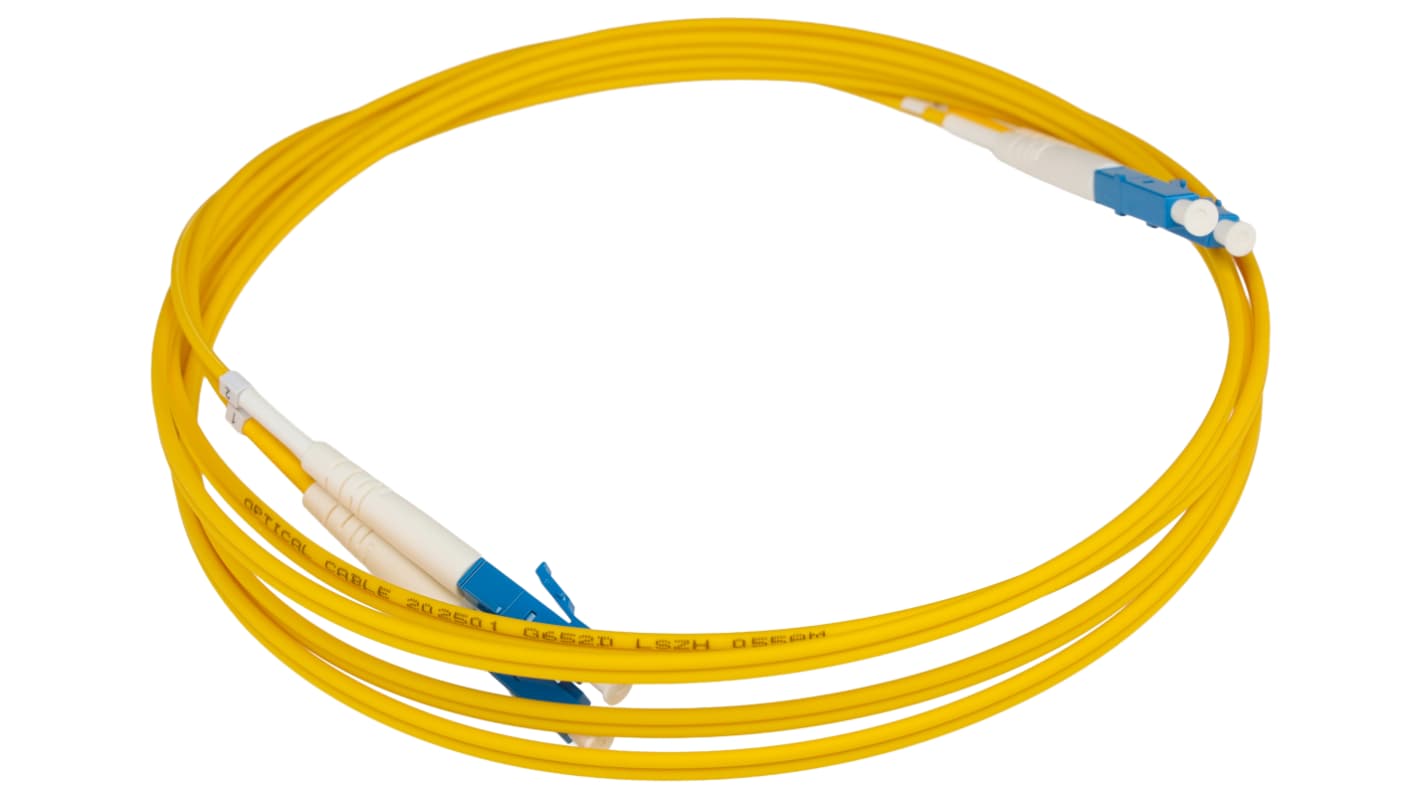 Phoenix Contact LC to LC OS2 Single Mode Fibre Optic Cable, 2m