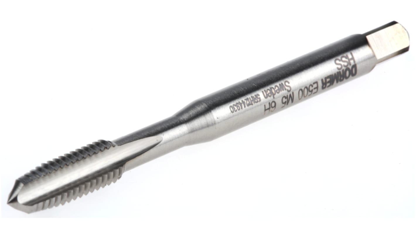 Dormer Threading Tap, M5 Thread, 0.8mm Pitch, Metric Standard, Machine Tap