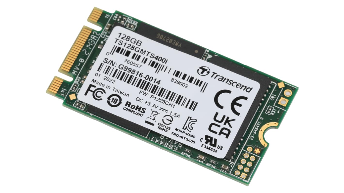 Transcend MTS400I M.2 128 GB Internal SSD Hard Drive