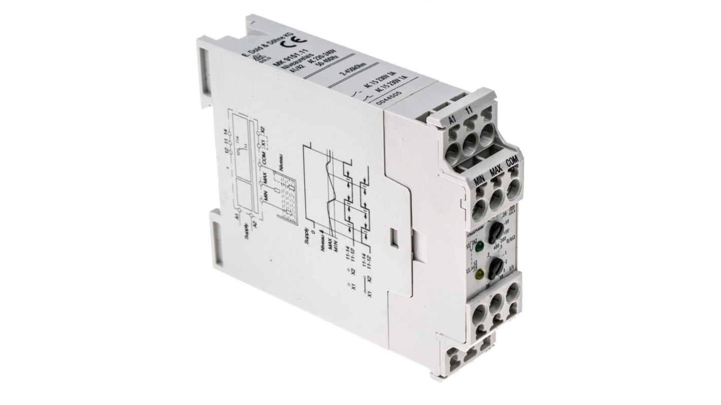 Dold 液位继电器, 220 至 240 V 交流电源, 1输入, -20°C至+60°C